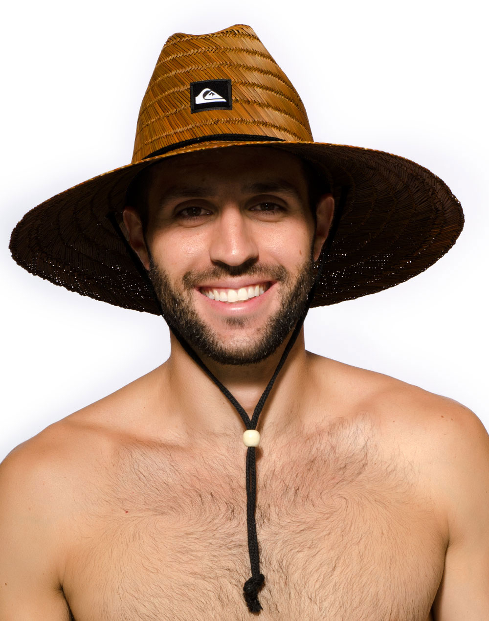 Tomate veinte opción Sombrero Quiksilver Pierside Straw Lifeguard - Dark Brown - aktitud